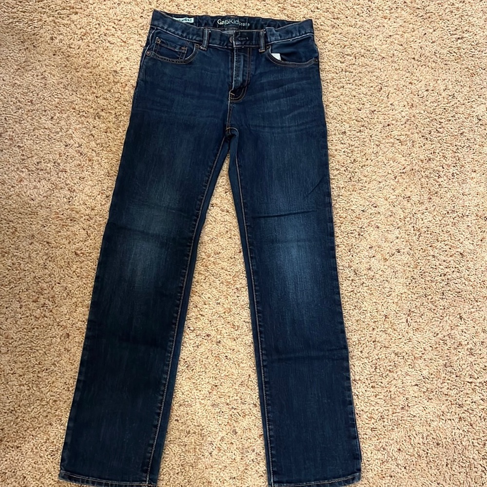 Gap boys jeans, straight, size 14